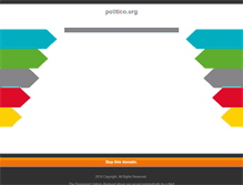 Tablet Screenshot of politico.org